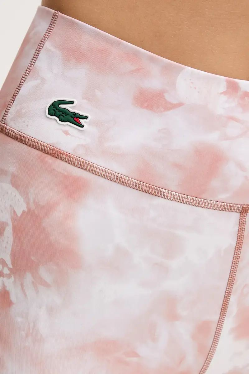 Lacoste Leggings Donna Arancione 3120369 miniatura 4