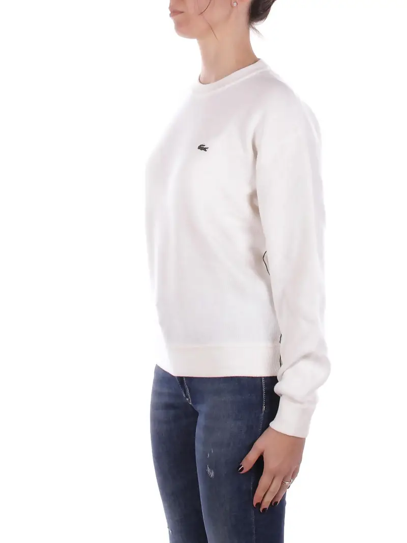 Maglia Donna LACOSTE Farina Pullover miniatura 2