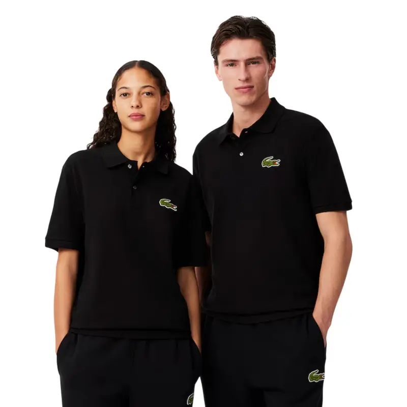 maglie donna lacoste - maglietta m/c - nero BLACK