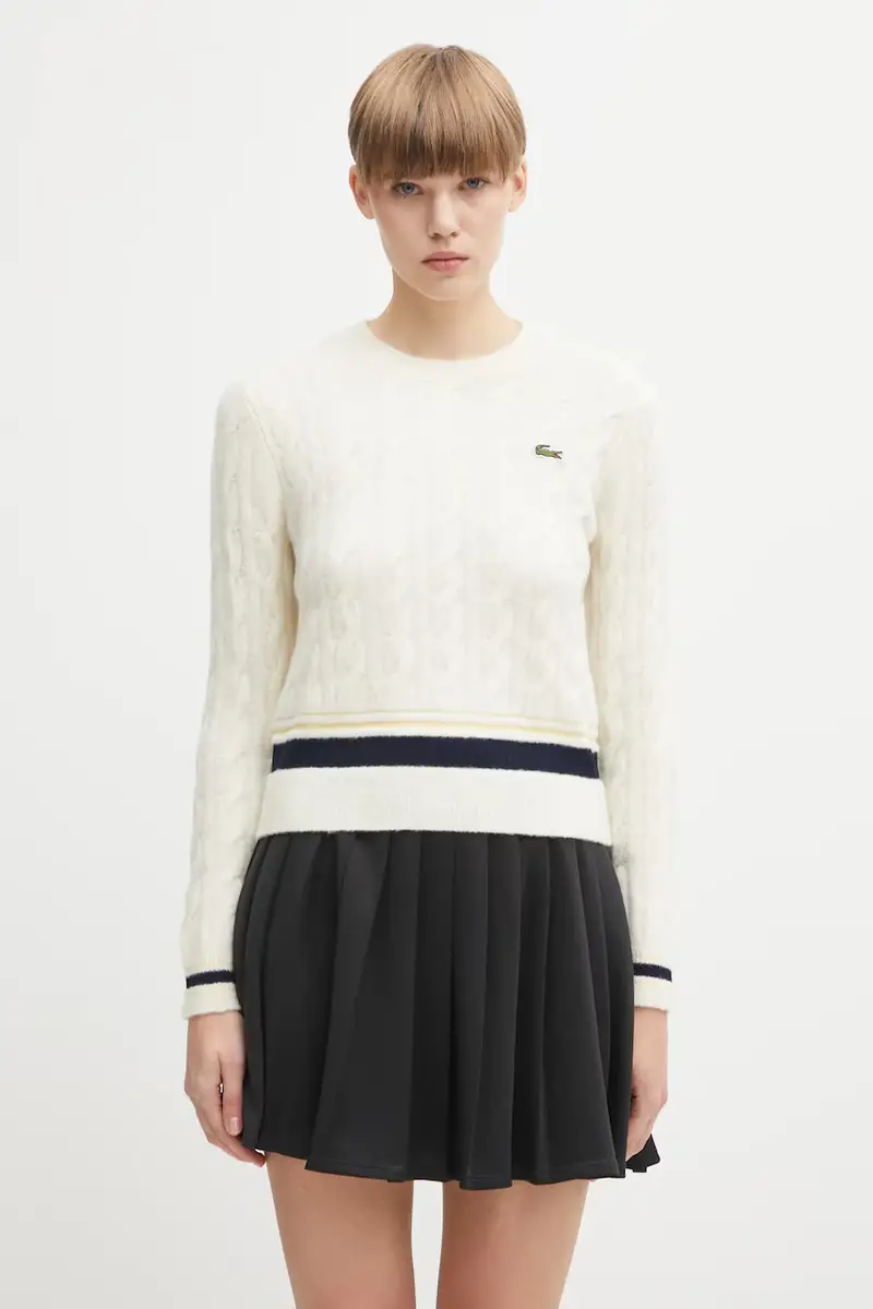 maglione con lana colore beige AF4159