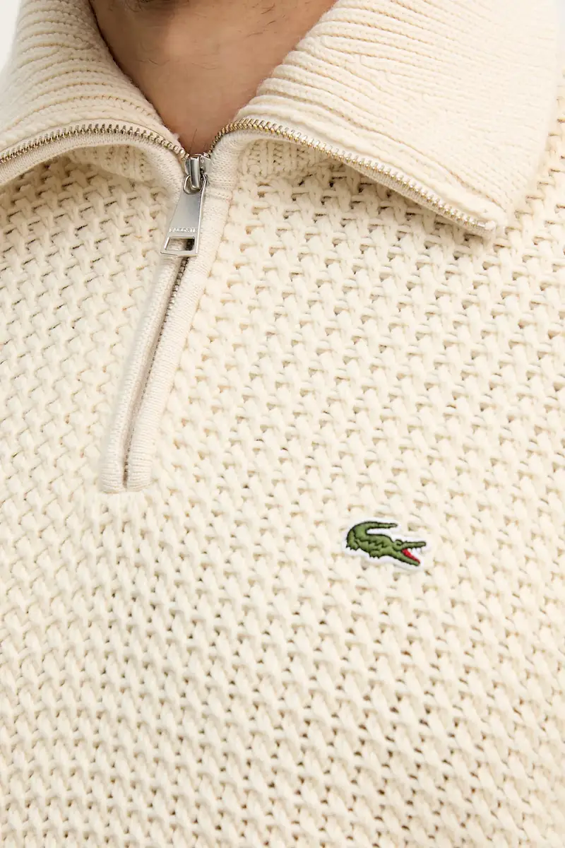 maglione con lana colore beige AH5205 miniatura 5