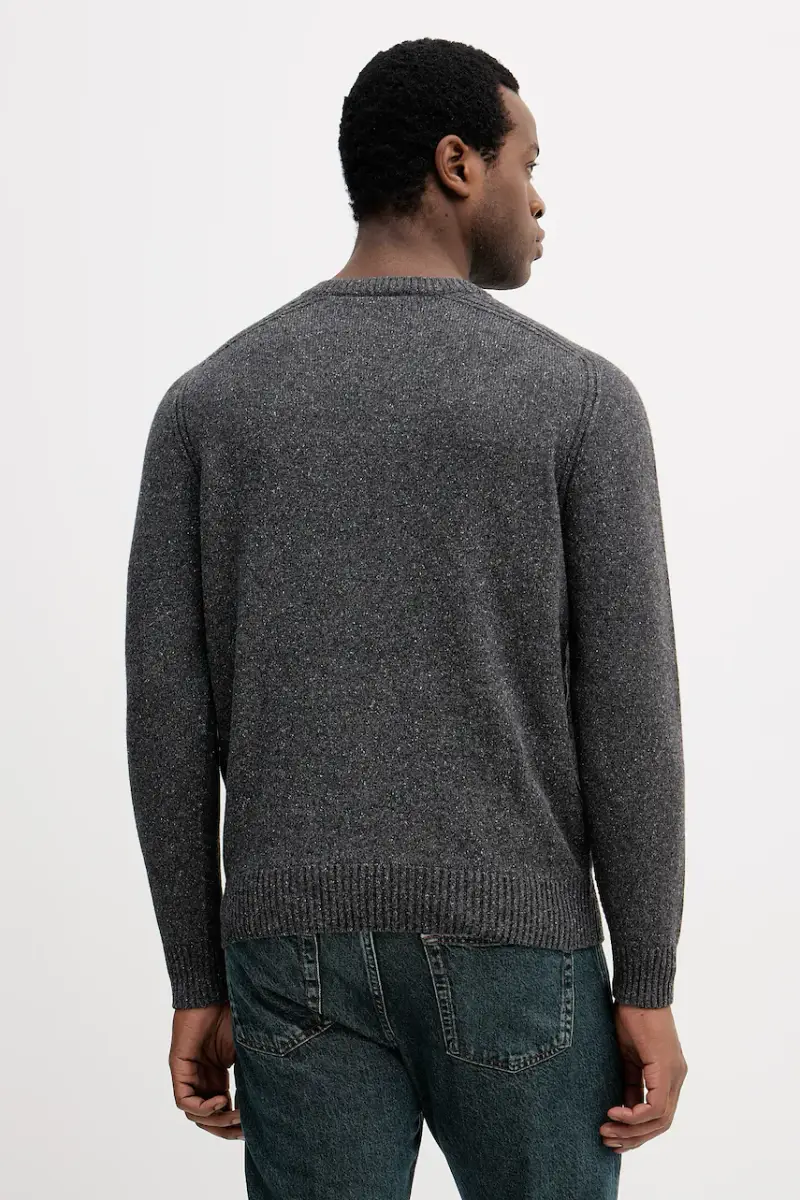 maglione con lana colore grigio AH5173 miniatura 3