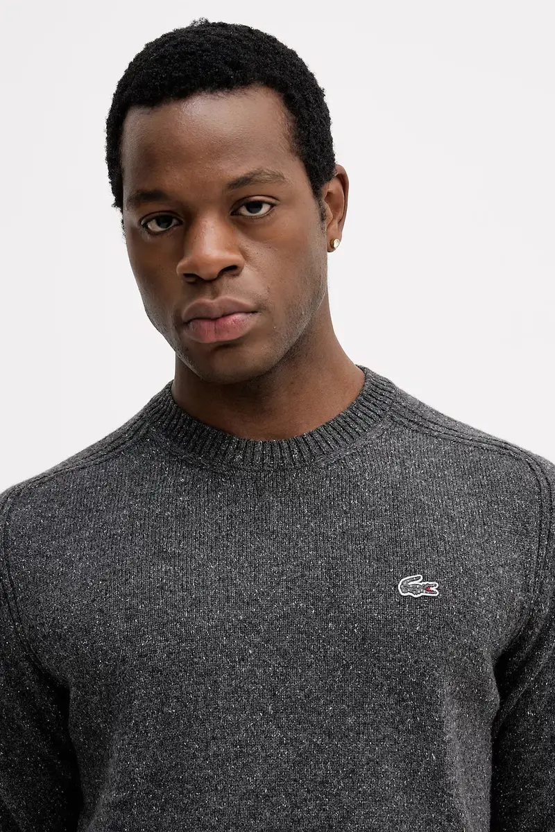 maglione con lana colore grigio AH5173 miniatura 4