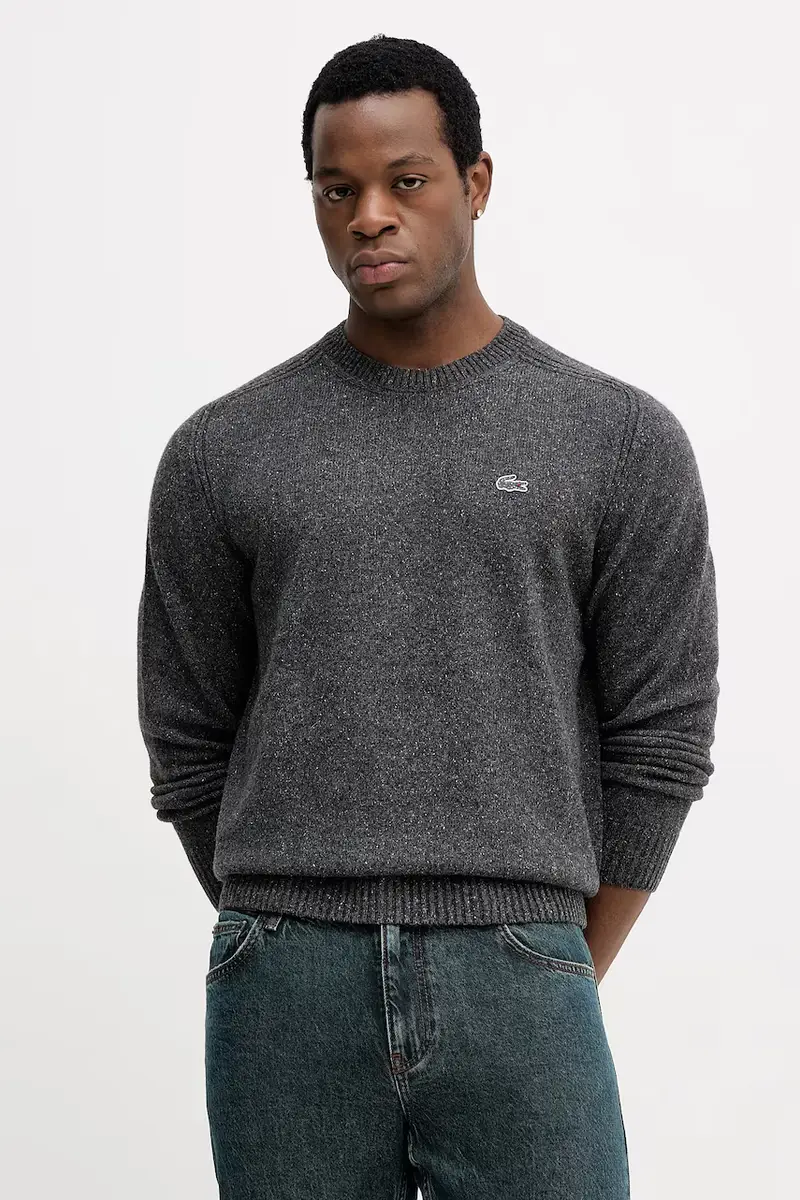 maglione con lana colore grigio AH5173