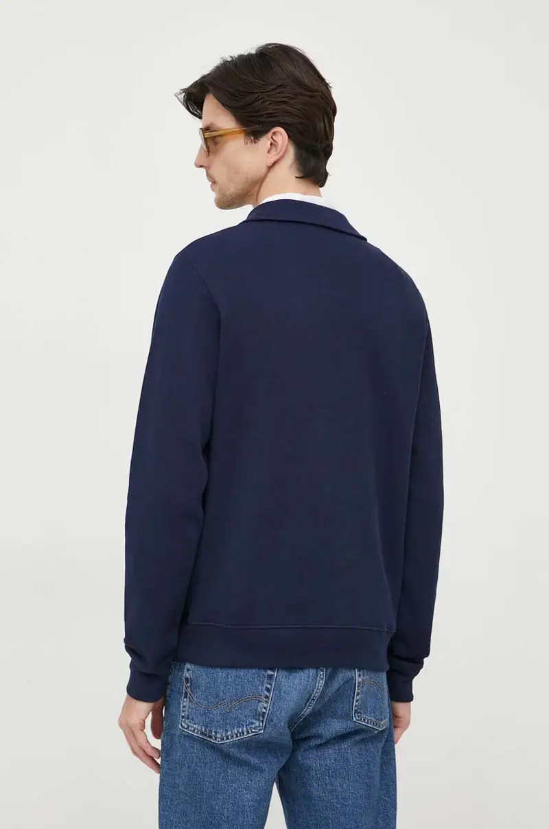 Lacoste Maglione in cotone blu navy miniatura 3