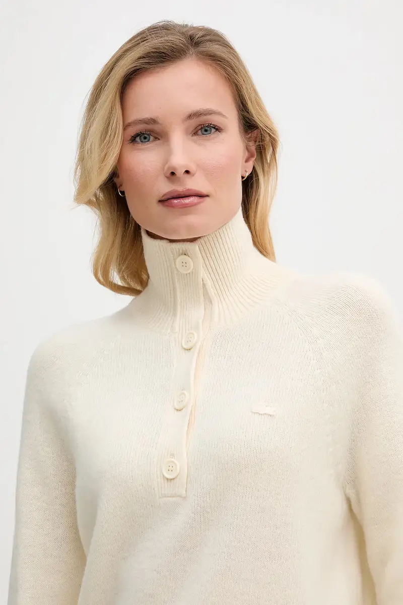 maglione in lana Beige miniatura 4