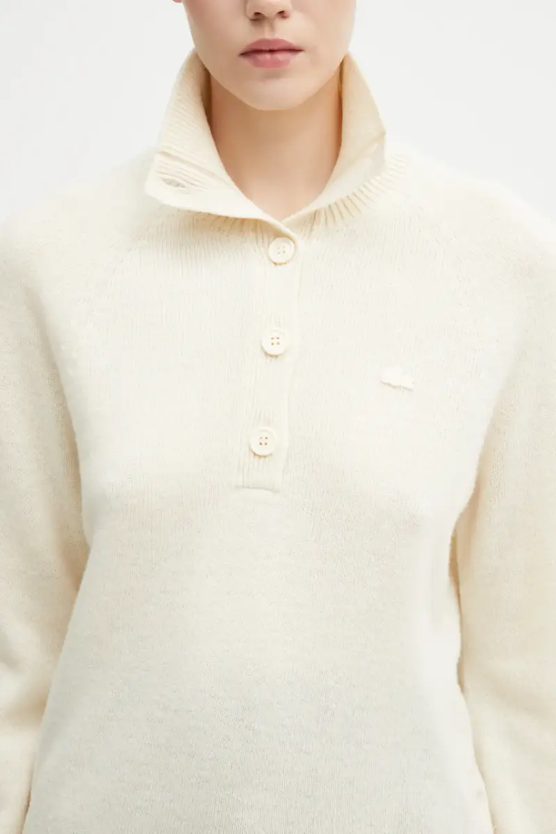 maglione in lana donna colore beige AF4010 miniatura 4