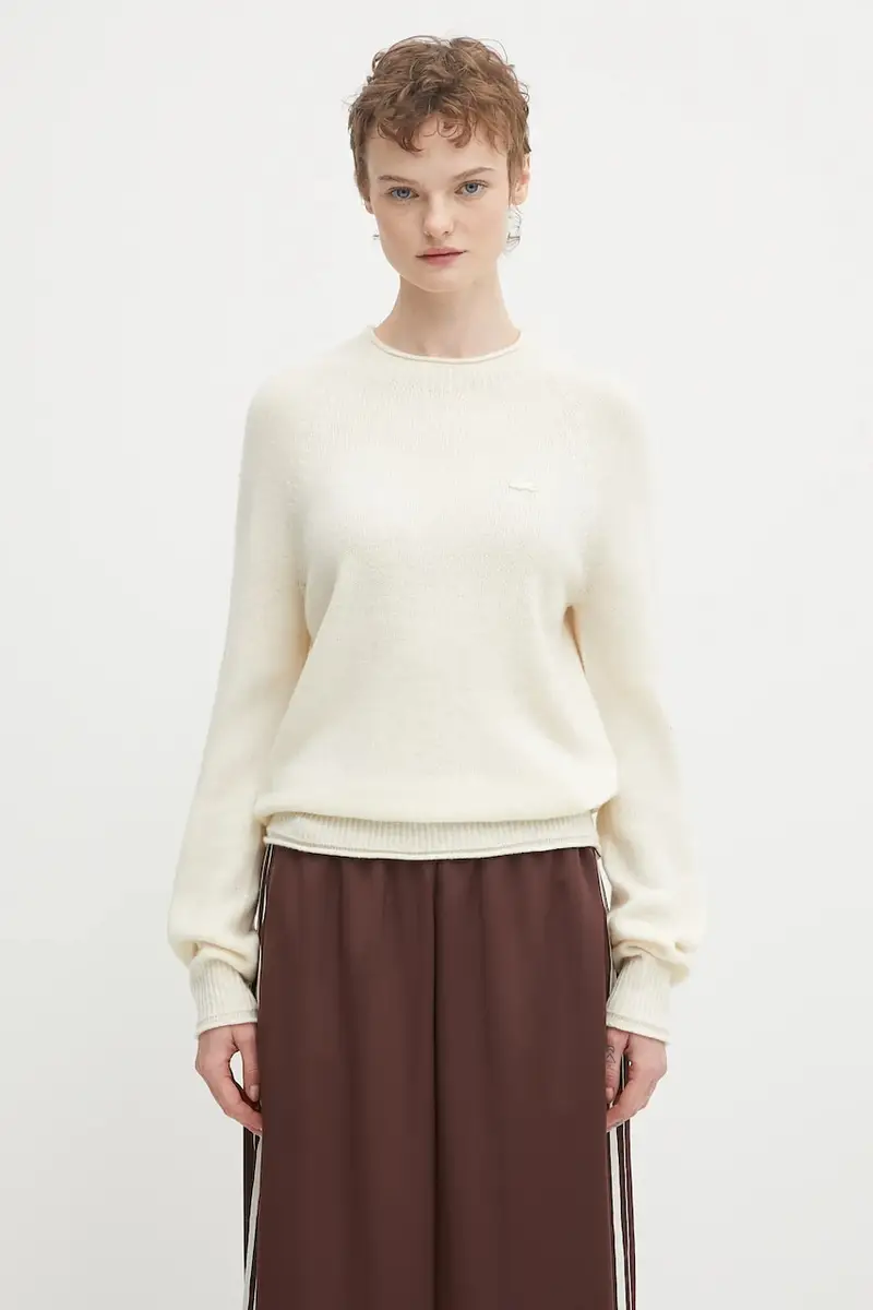 maglione in lana donna colore beige AF4160
