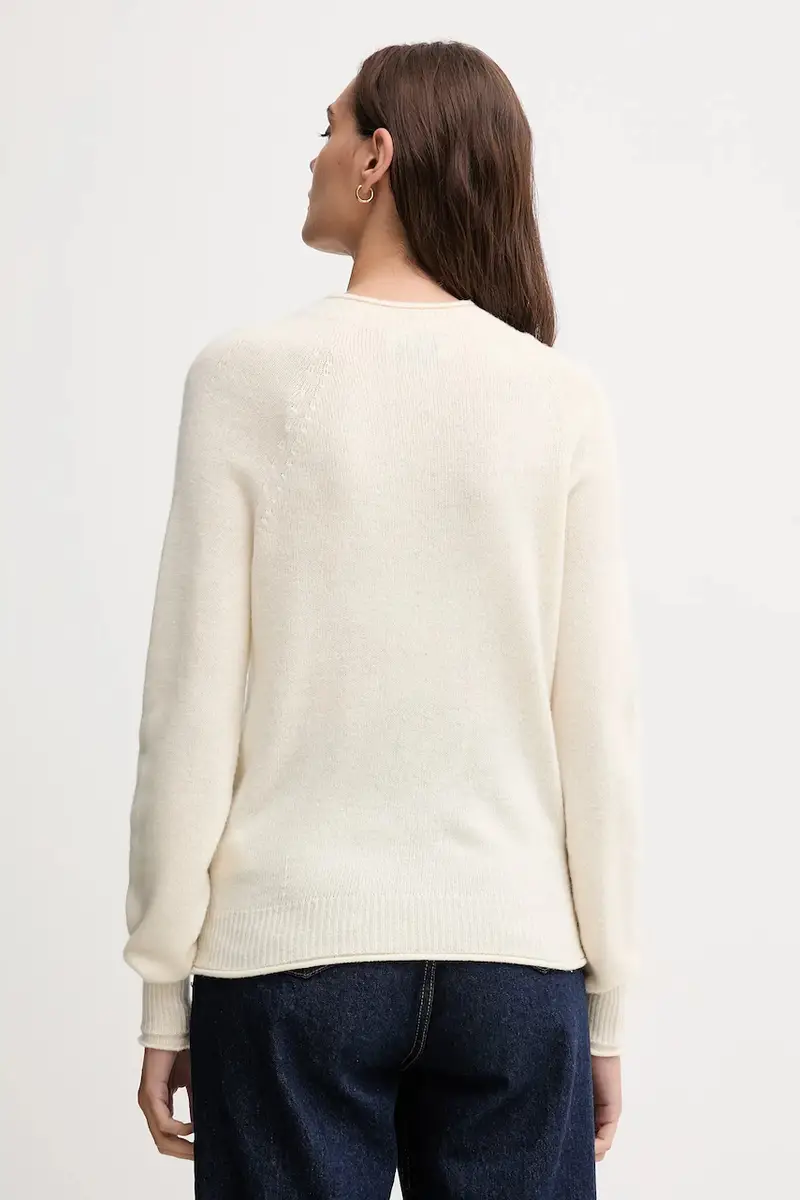 maglione in lana donna colore beige AF4160 miniatura 3