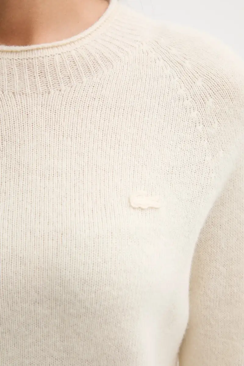 maglione in lana donna colore beige AF4160 miniatura 5