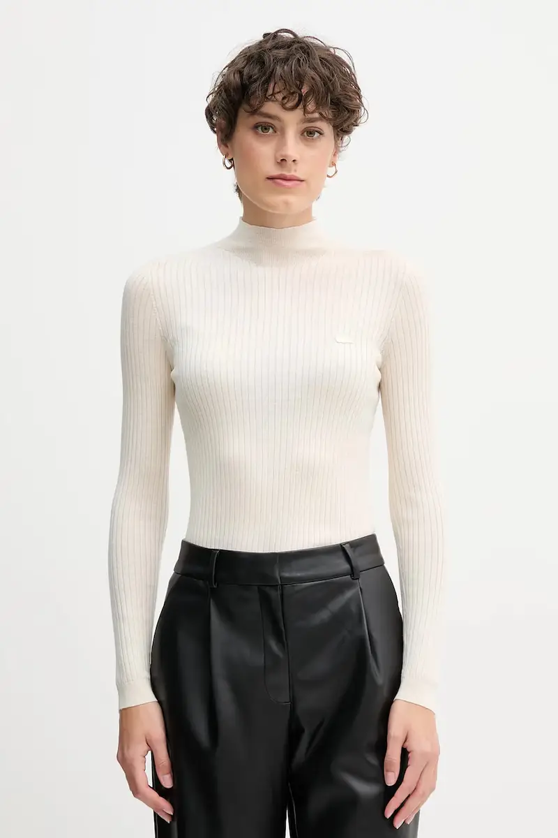 maglione in lana donna colore beige AF4189