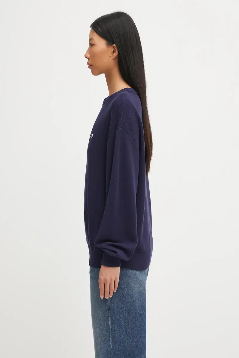 maglione in lana donna colore blu navy AF4158 miniatura 2