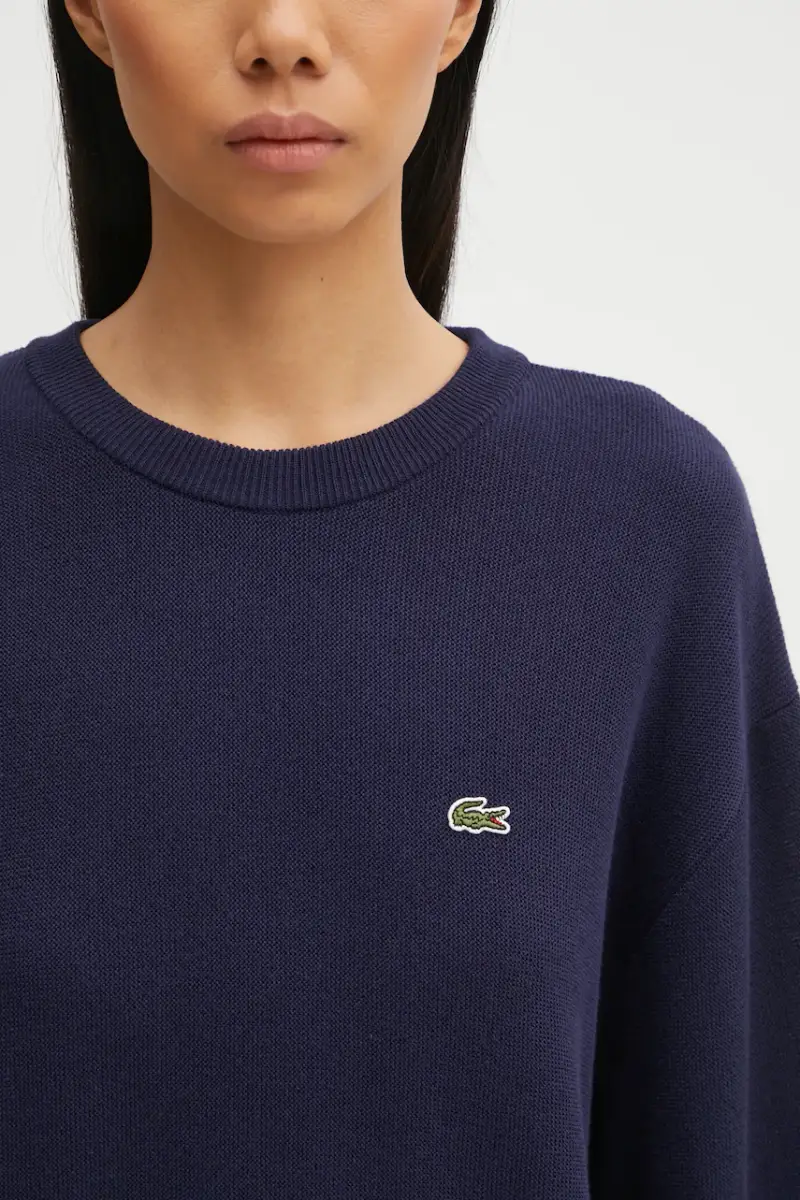 maglione in lana donna colore blu navy AF4158 miniatura 4