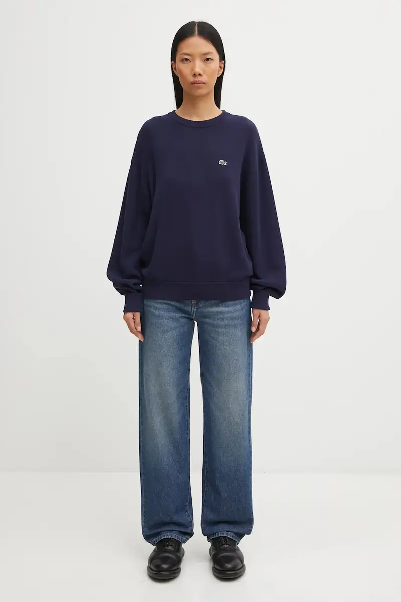 maglione in lana donna colore blu navy AF4158 miniatura 5