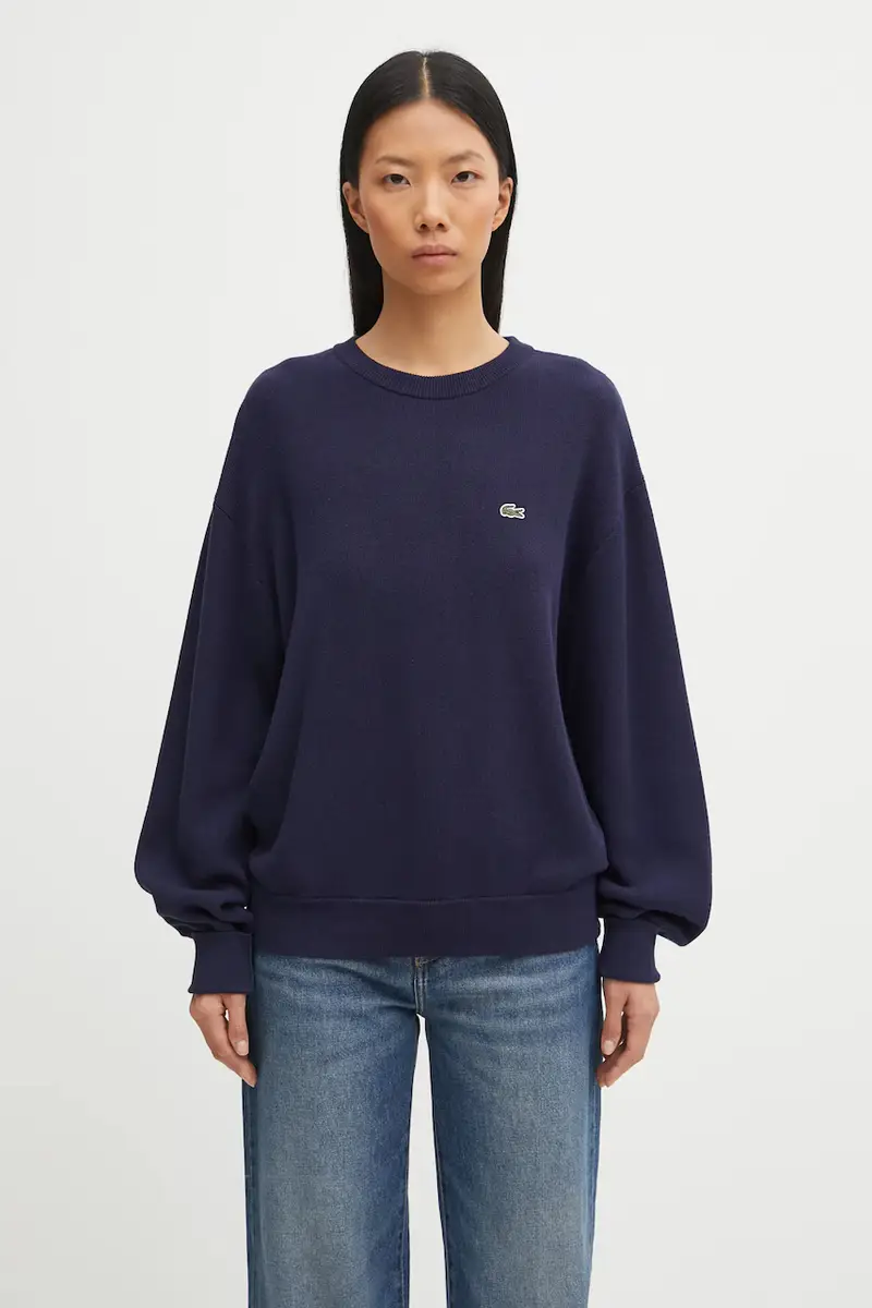maglione in lana donna colore blu navy AF4158