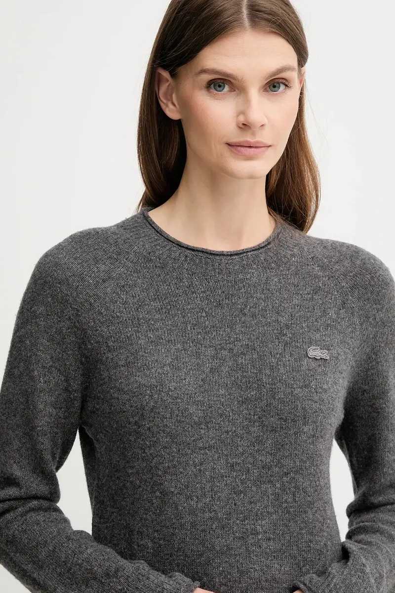 maglione in lana donna colore grigio AF4160 miniatura 4