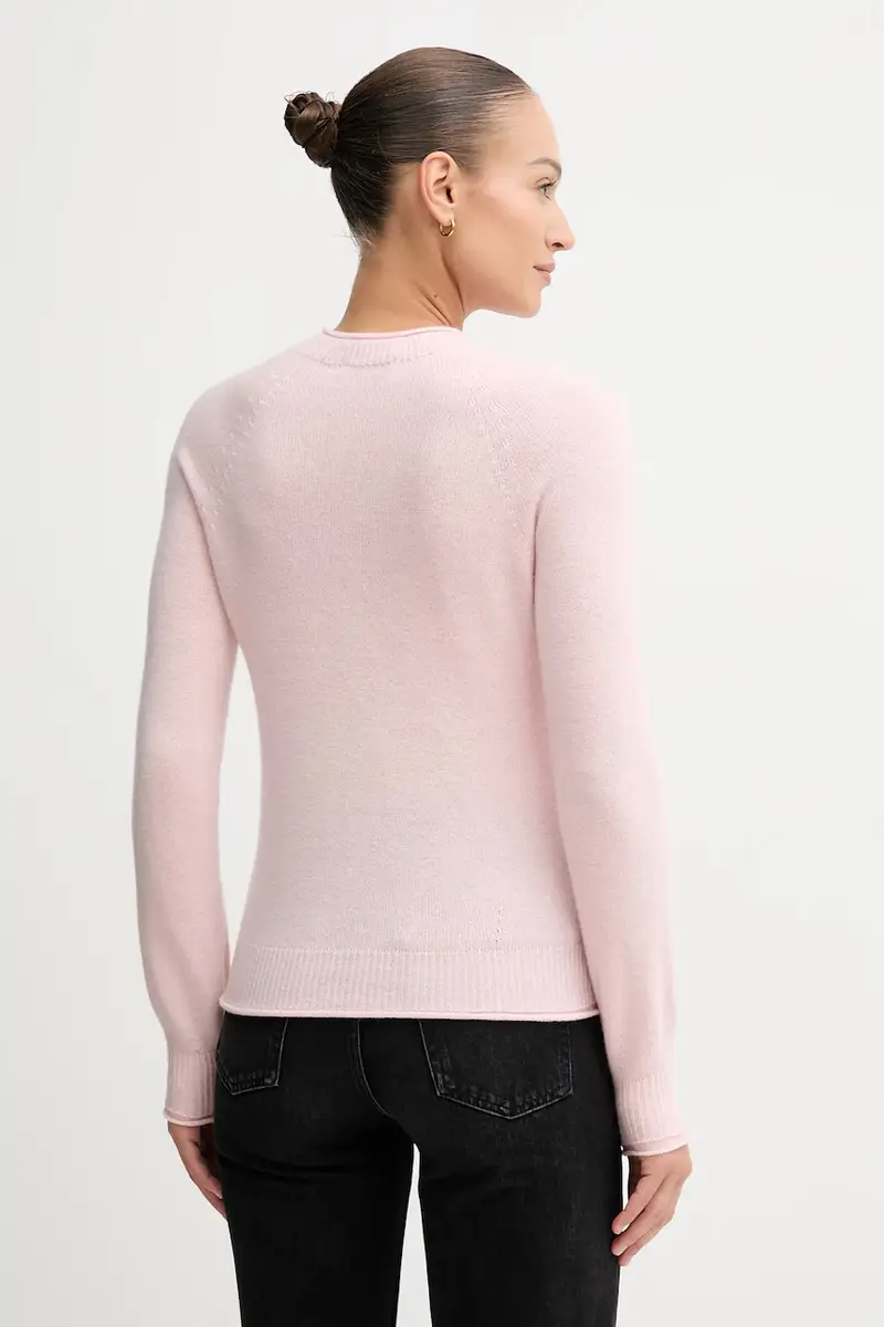 maglione in lana donna colore rosa AF4160 miniatura 3