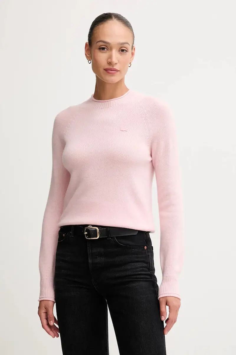 maglione in lana donna colore rosa AF4160
