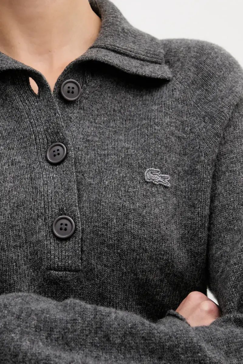 maglione in lana Grigio miniatura 5