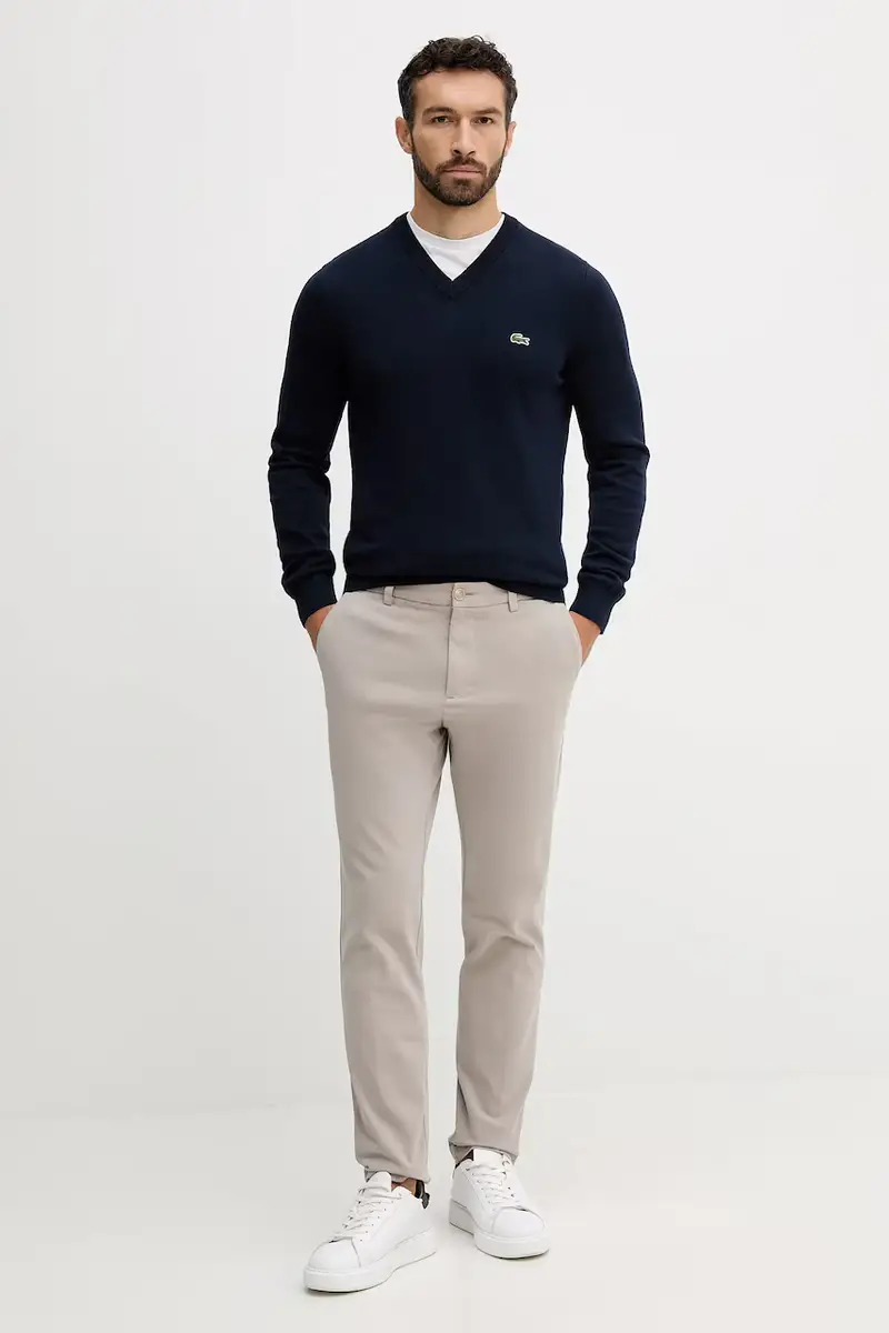 maglione uomo colore blu navy miniatura 2