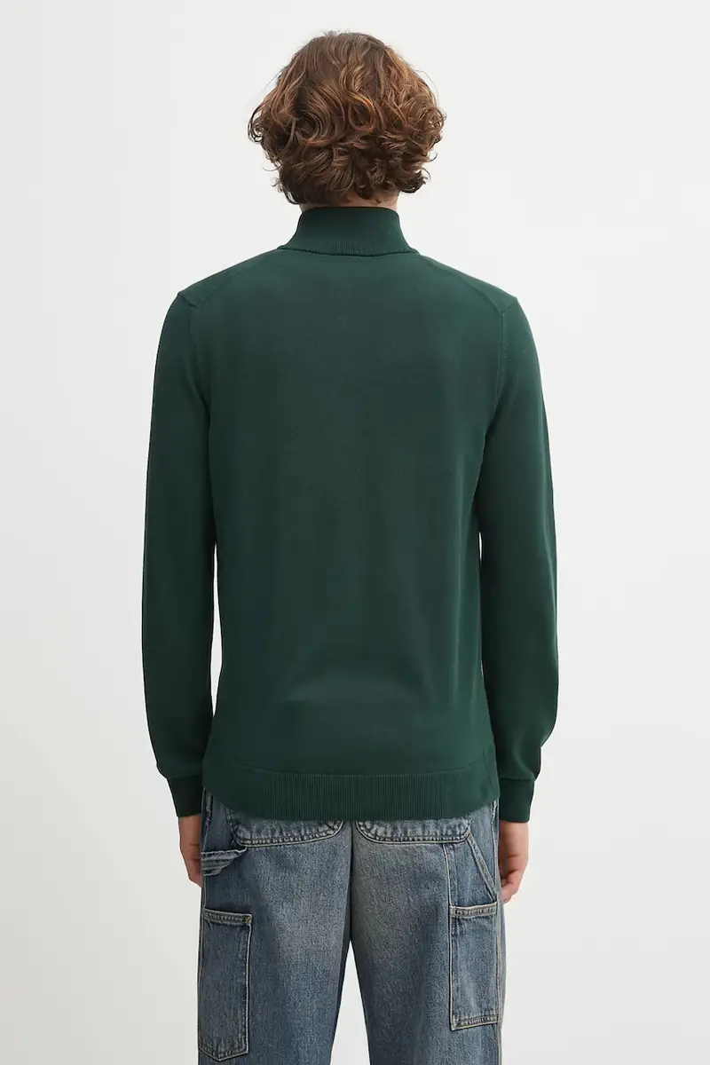 maglione uomo colore nero Verde miniatura 3