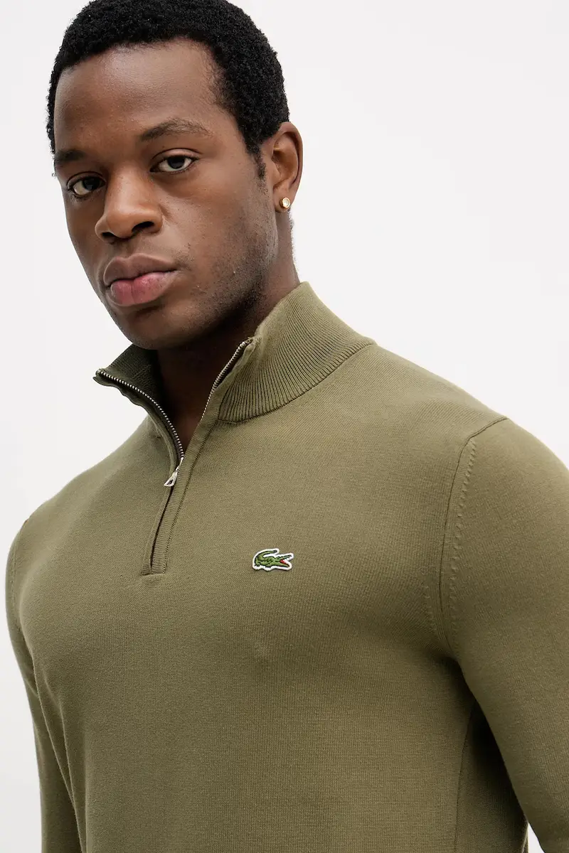 maglione uomo colore nero Verde miniatura 4