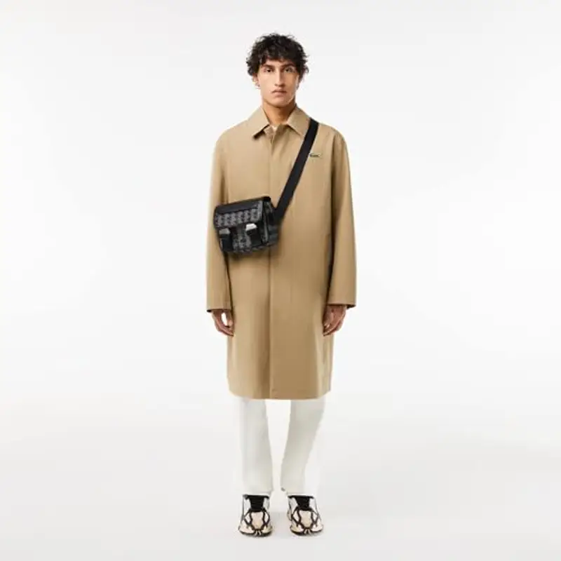 Lacoste Borsa messenger Uomo Nero 954617 miniatura 2