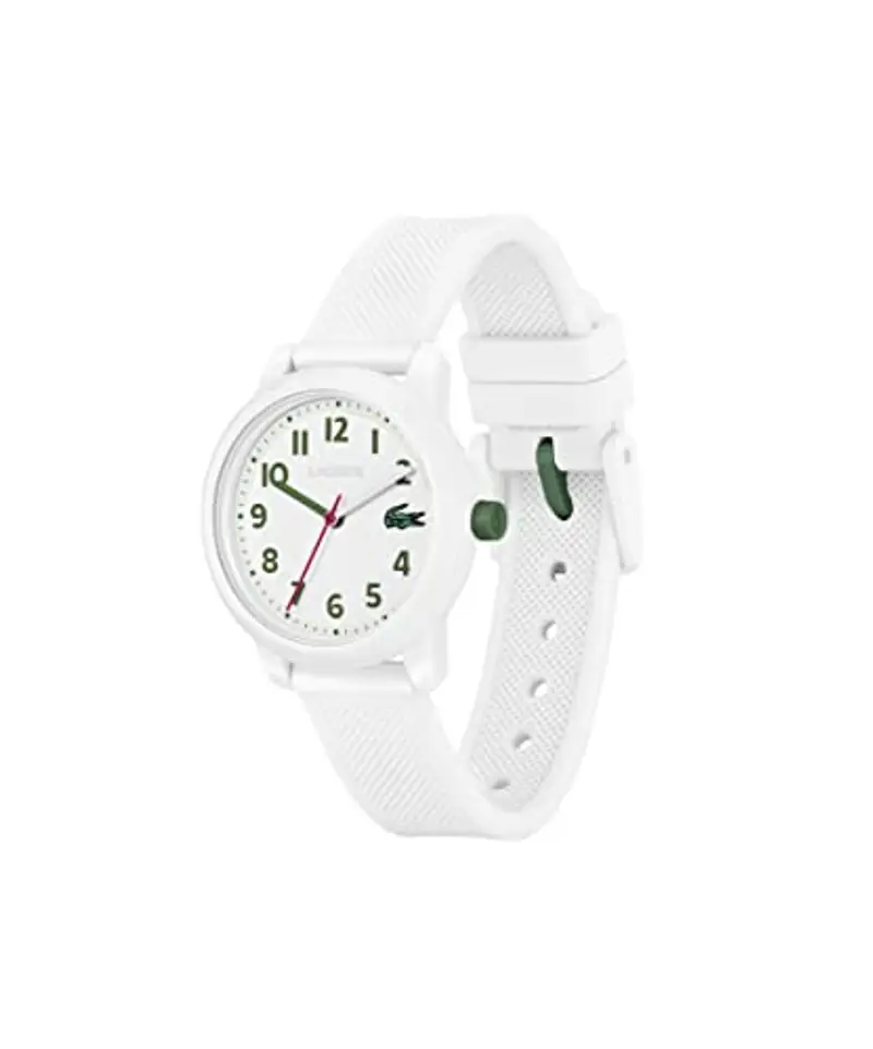 Lacoste Orologio Analogico al Quarzo da Bambini Collezione LACOSTE.12.12 KIDS con Cinturino in Silicone Bianco miniatura 2