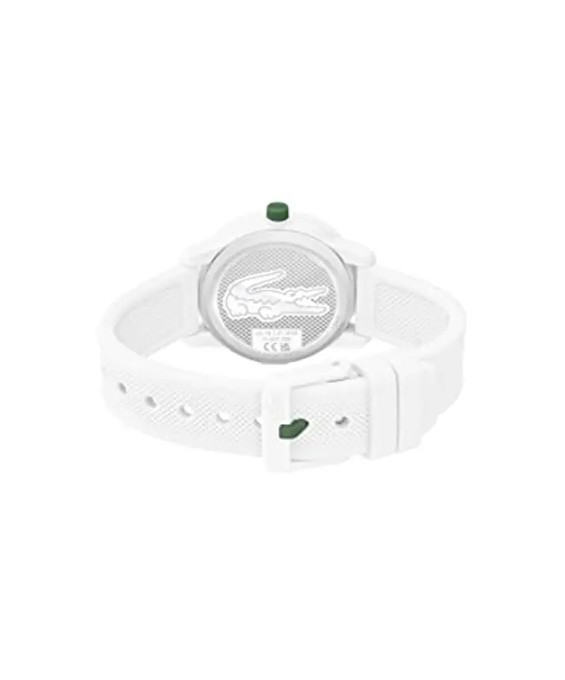 Lacoste Orologio Analogico al Quarzo da Bambini Collezione LACOSTE.12.12 KIDS con Cinturino in Silicone Bianco miniatura 3