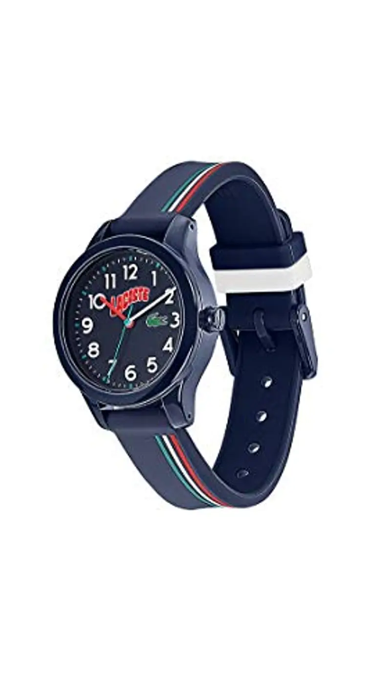 Lacoste Orologio Analogico al Quarzo da Bambini Collezione LACOSTE.12.12 KIDS con Cinturino in Silicone Blu miniatura 3