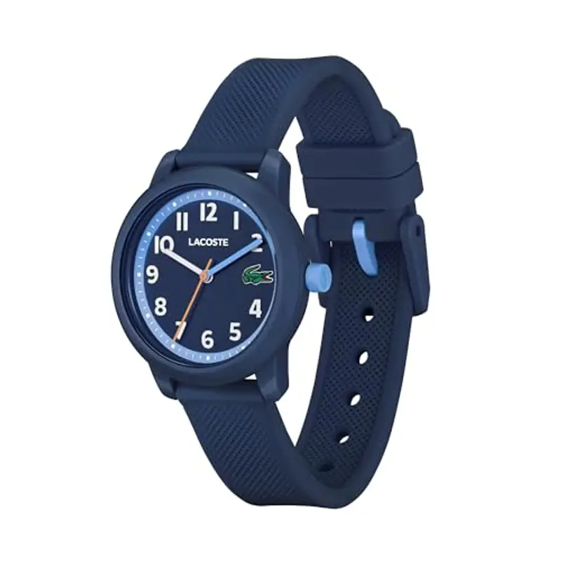 Lacoste Orologio Analogico al Quarzo da Bambini Collezione LACOSTE.12.12 KIDS con Cinturino in Silicone Blu Navy miniatura 2