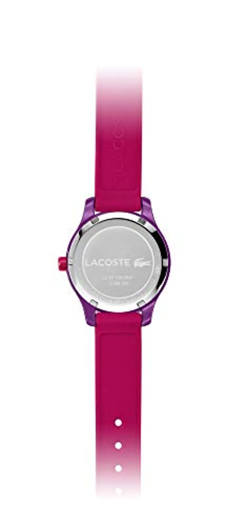 Lacoste Orologio Analogico al Quarzo da Bambini Collezione LACOSTE.12.12 KIDS con Cinturino in Silicone Rosa miniatura 3