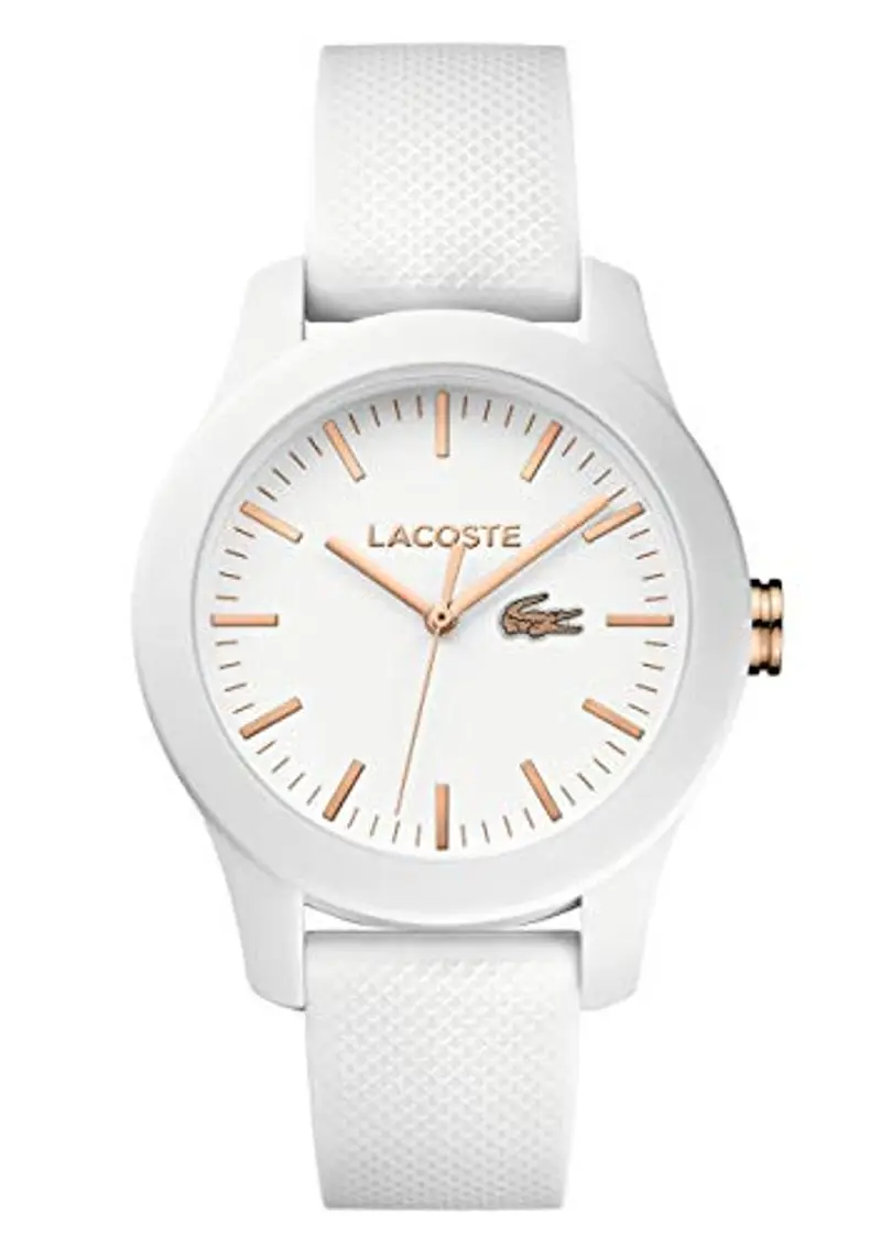 Lacoste Orologio Analogico Quarzo da Donna con Cinturino in Gomma 2000960