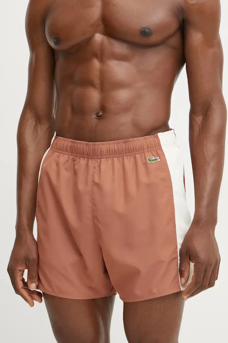 pantaloncini da bagno colore marrone MH9085 miniatura 2