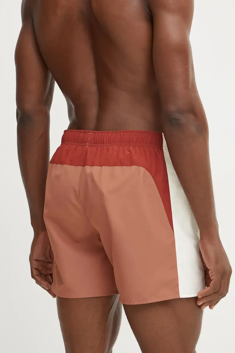 pantaloncini da bagno colore marrone MH9085 miniatura 3