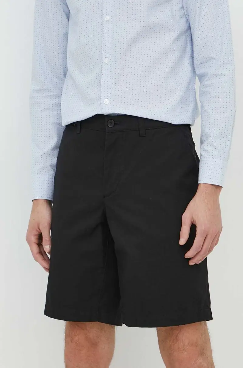 pantaloncini in cotone colore nero