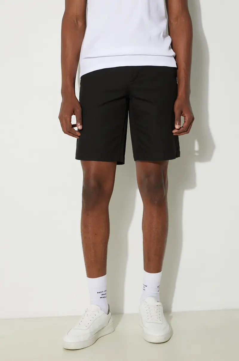 pantaloncini in cotone colore nero