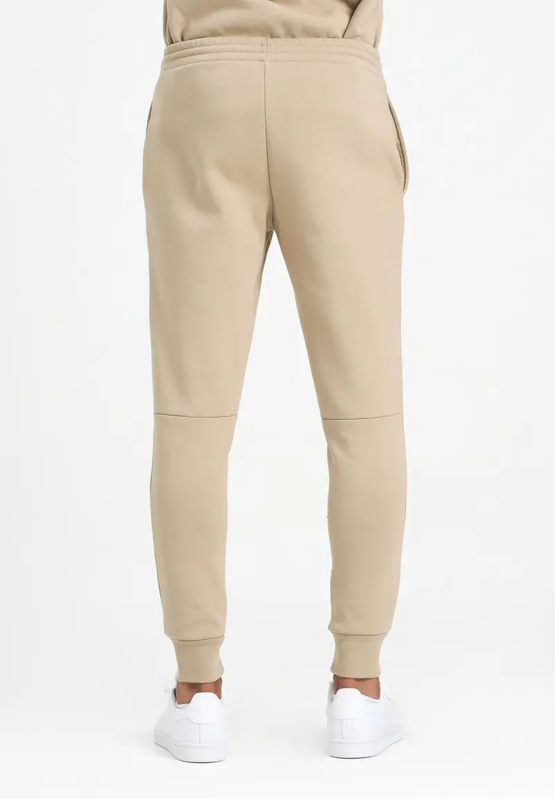 LACOSTE Pantalone sportivo beige per uomo e donna con logo miniatura 2