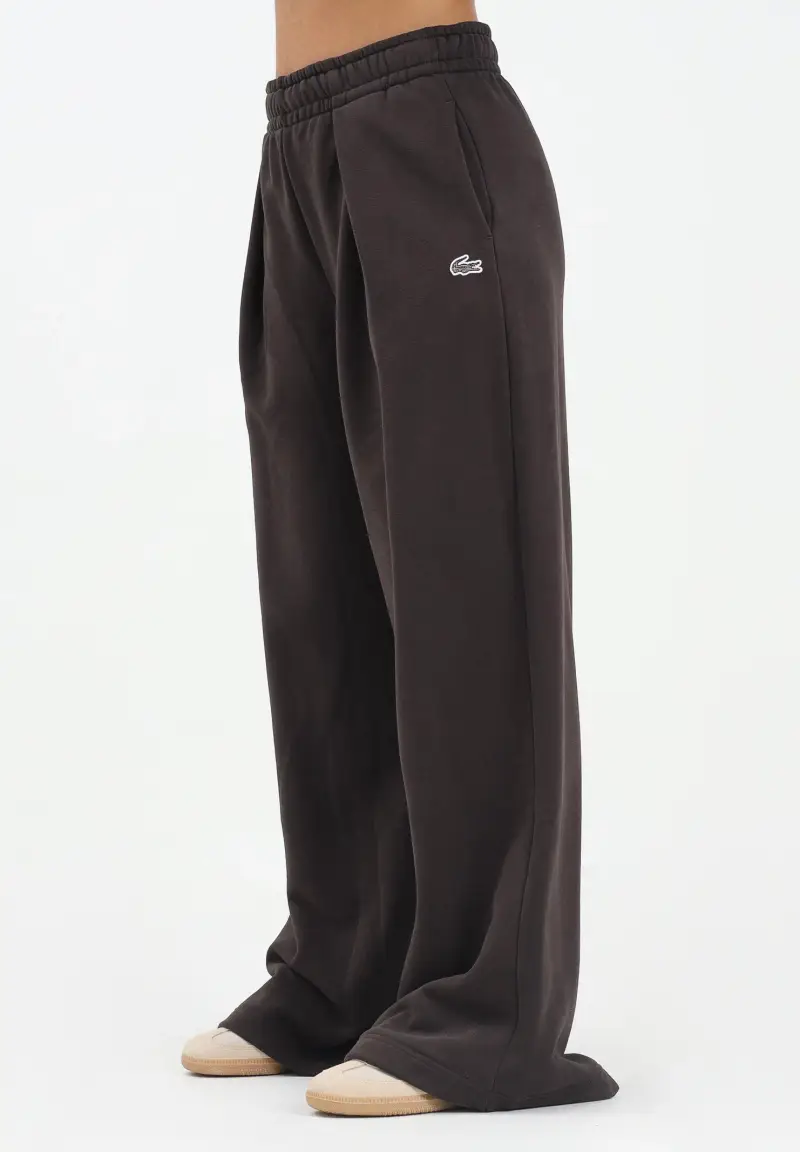 Pantalone sportivo marrone da donna wide fit