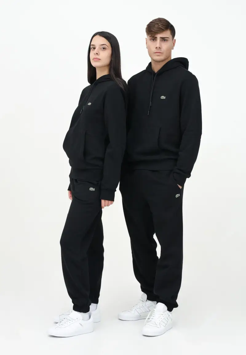 Pantalone sportivo nero per uomo e donna miniatura 2