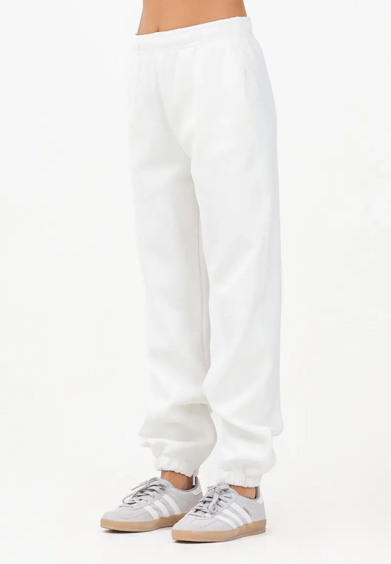 Pantalone sportivo Piqué bianco da donna