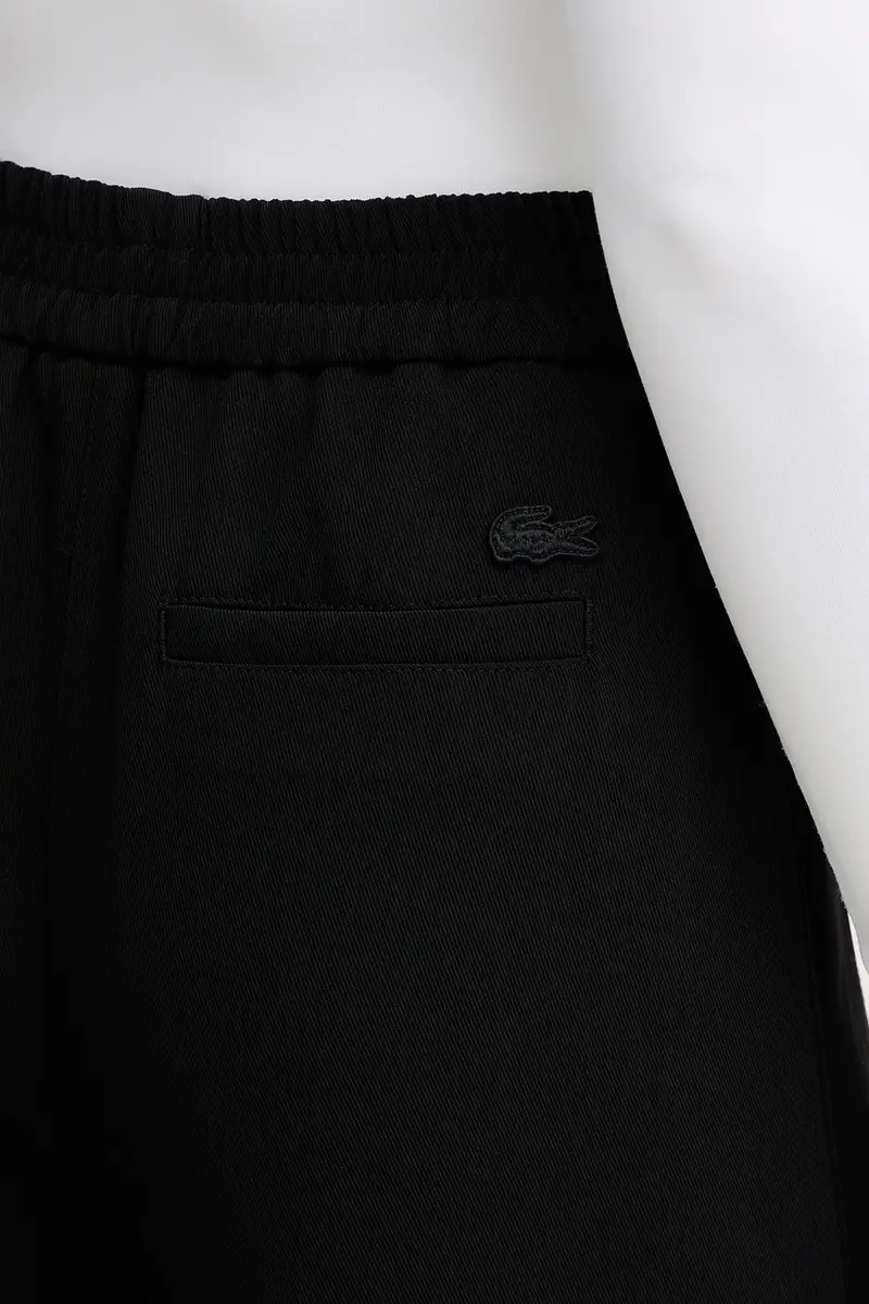 Lacoste Pantaloni Nero Donna miniatura 5