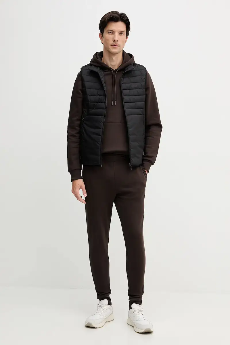 pantaloni tuta colore beige Marrone miniatura 2