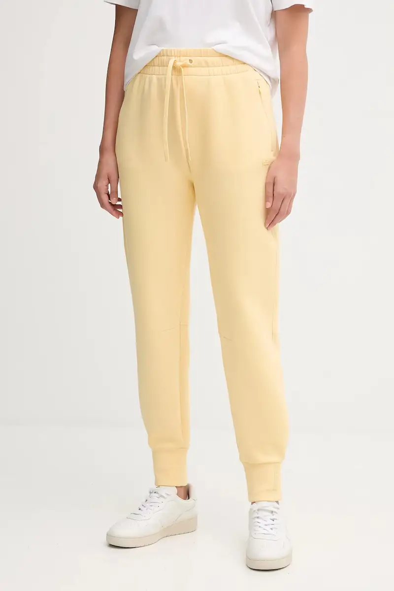 pantaloni tuta colore nero XF0343 Giallo