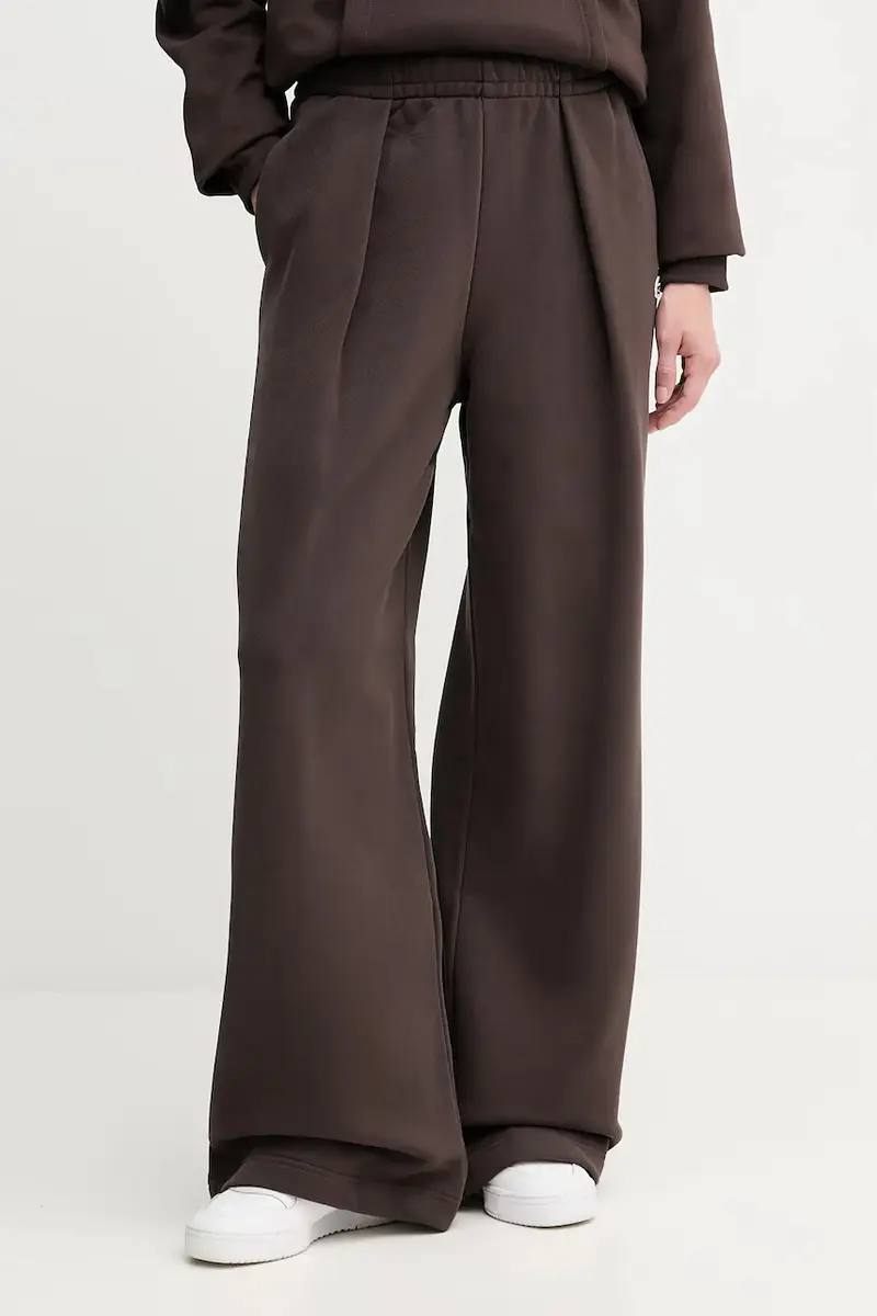 pantaloni tuta di cotone Marrone