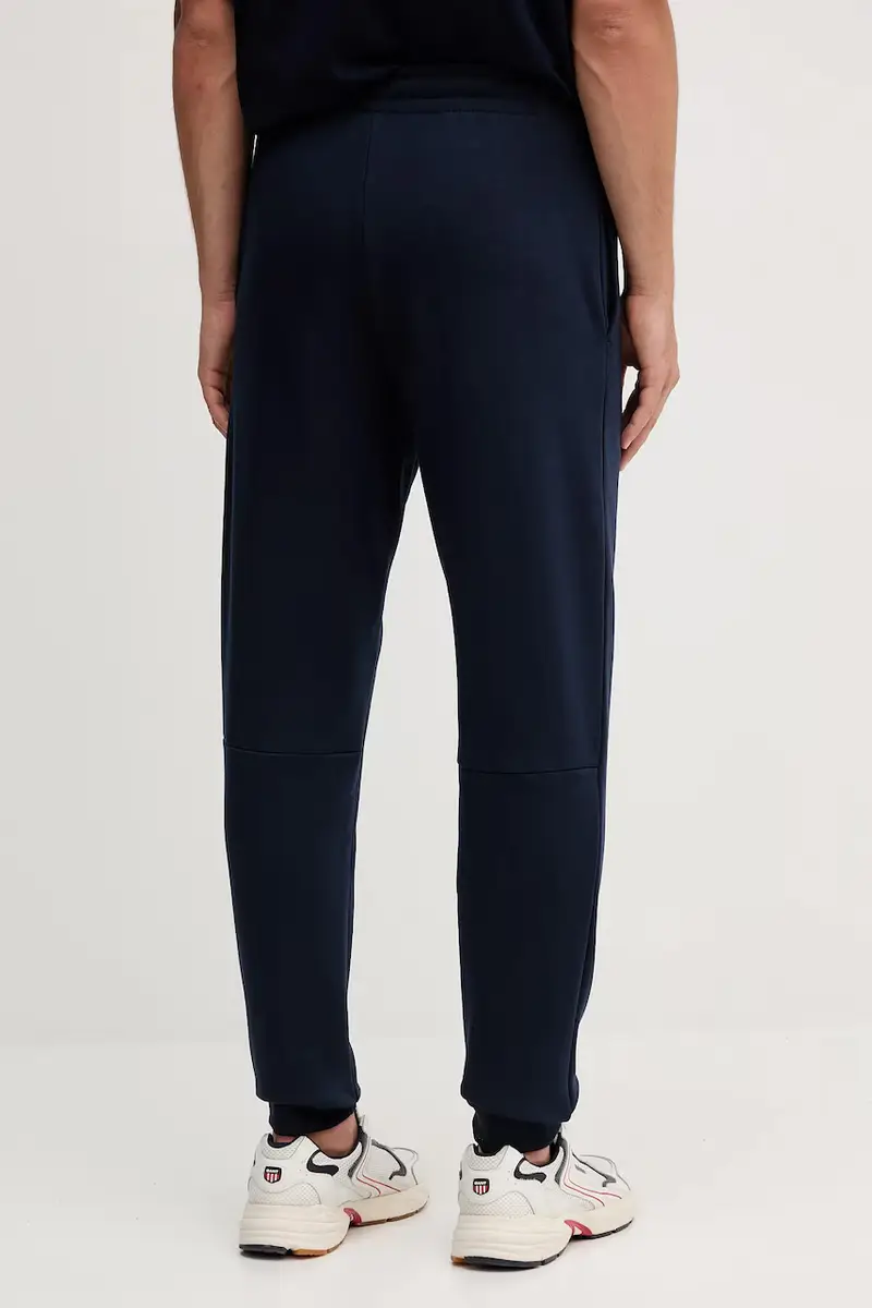 pantaloni tuta di cotone uomo colore blu navy XH9833 miniatura 3