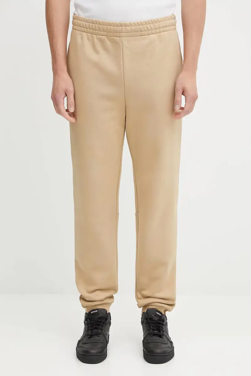 pantaloni tuta di cotone uomo colore verde XH9833 Beige