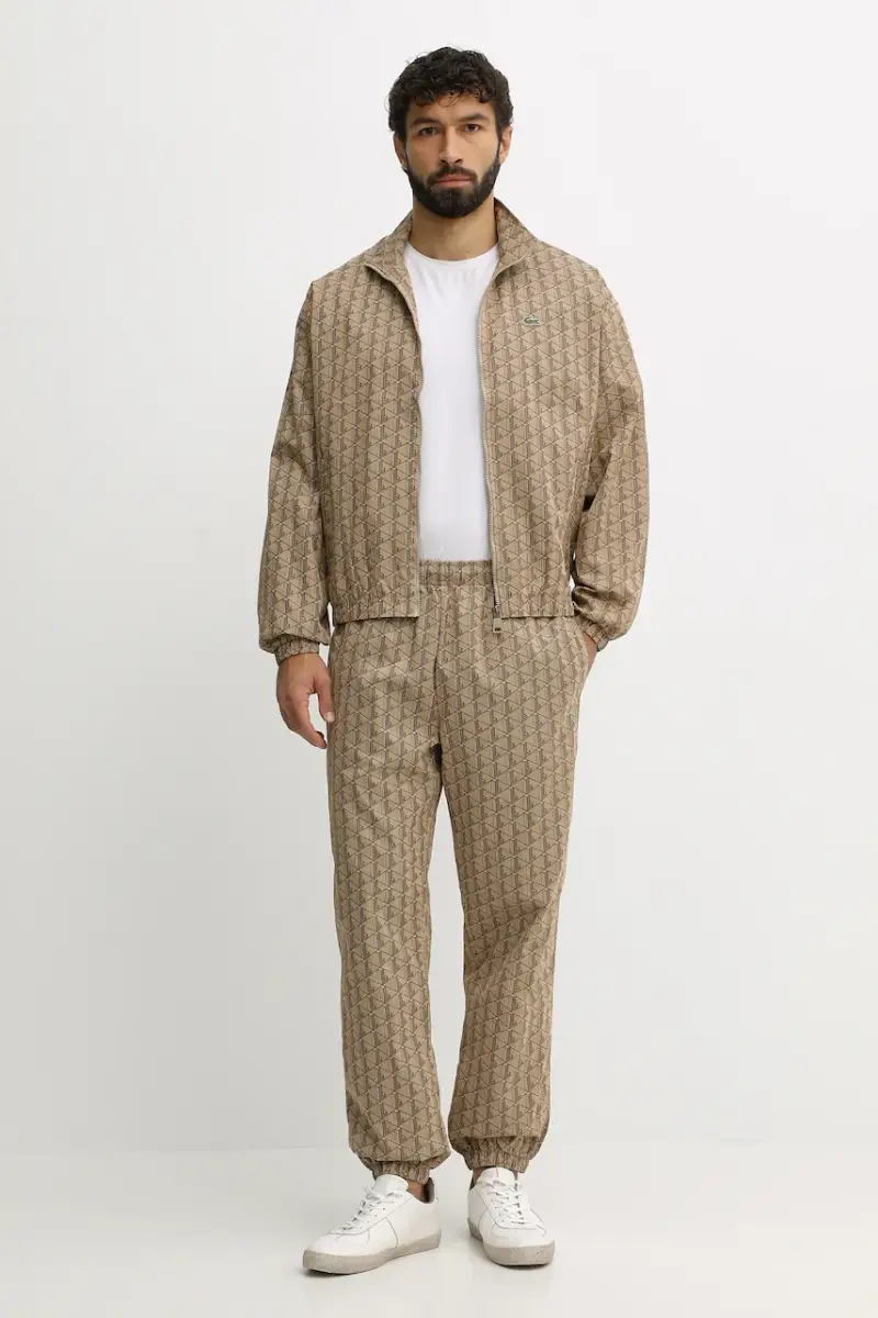 pantaloni tuta uomo colore beige XH8908 miniatura 2