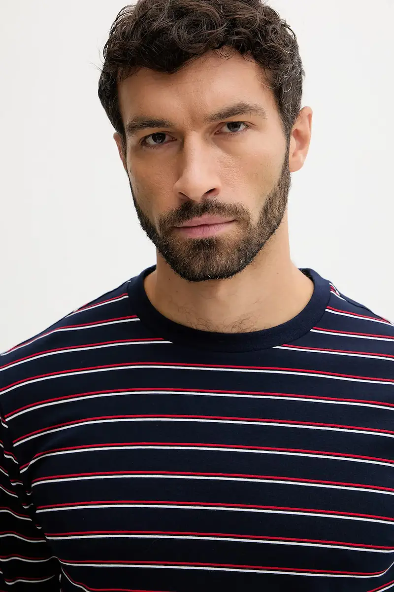 pigiama uomo colore blu navy 4H0624 miniatura 5