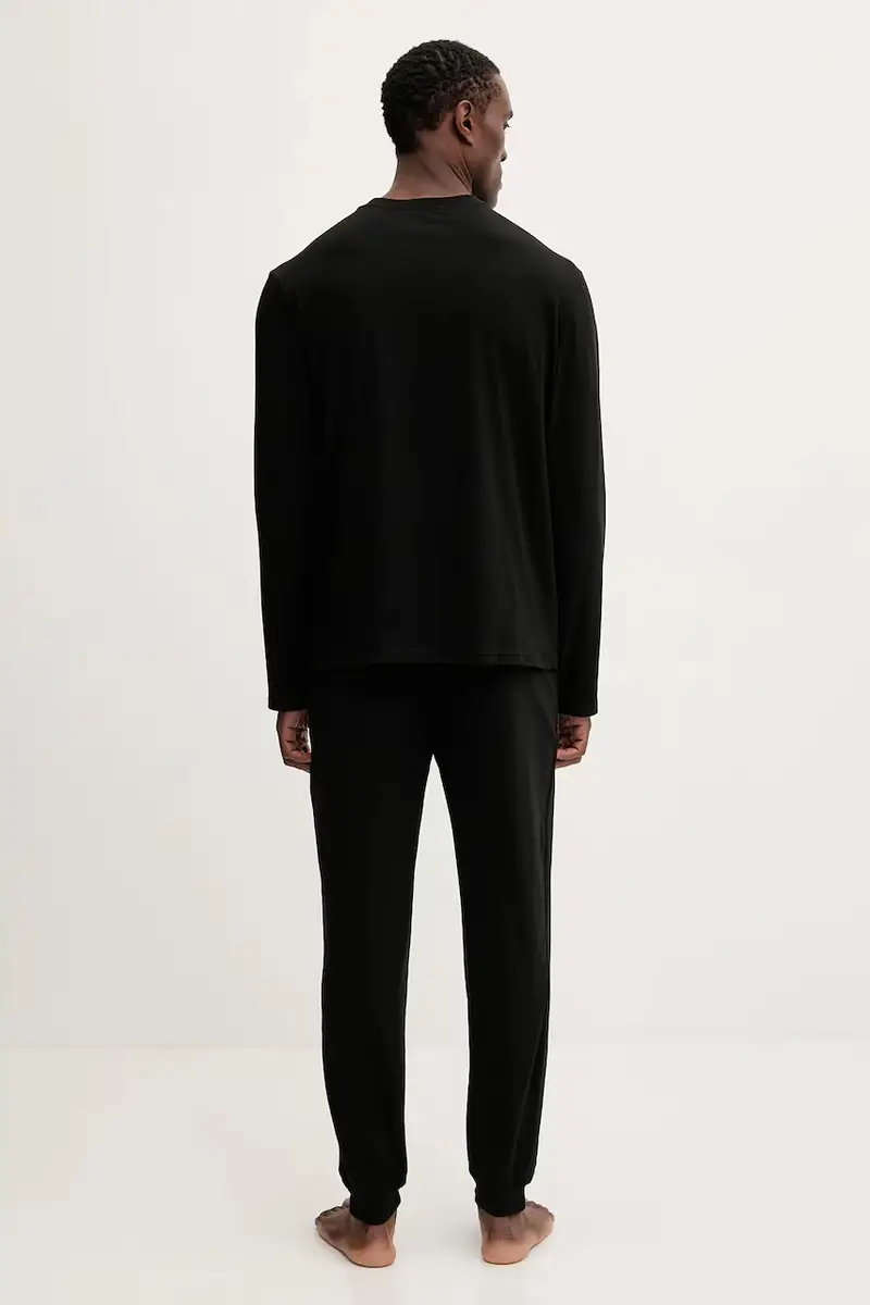 pigiama uomo colore nero 4H6426 miniatura 3